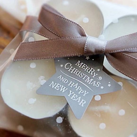 Merry Christmas & Happy New Year Stickers ⭐️Silver & Gold Bells & Stars 40ct - Picture 2 of 6